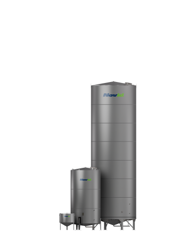 Novid stainlesss steel cone bottom liquid storage tanks renderingnarrow